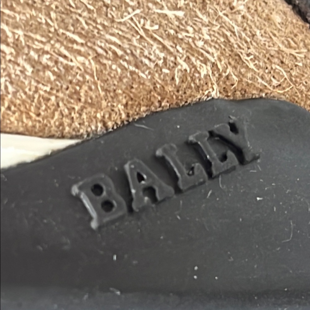 Bally Acandi Suede/Leather Trainers Brown Tan White Sneakers Size 6.5 EU 36.5 - Picture 9 of 11